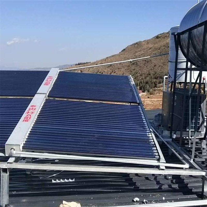 澄江诊所100管太阳能能热水器加一台5匹空气能装置